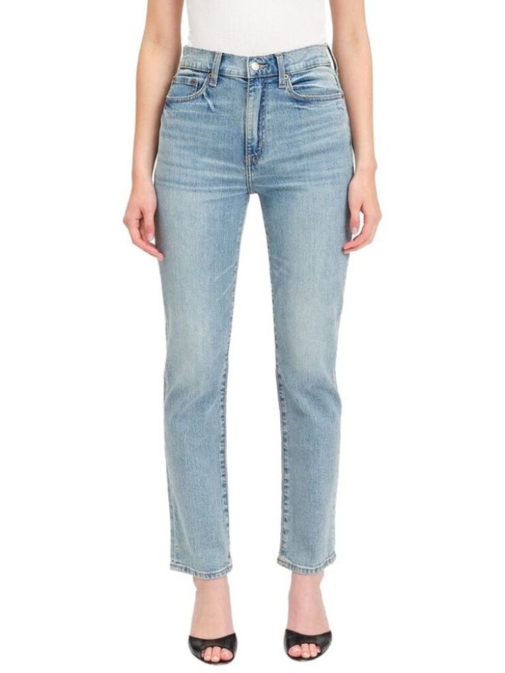 Daze Denim Smarty Pants Wink High Rise Slim Straight Jean